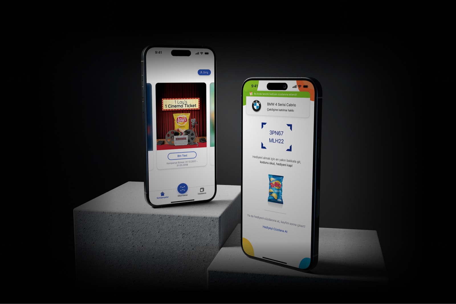 PepsiCo Kazandırio loyalty app screens