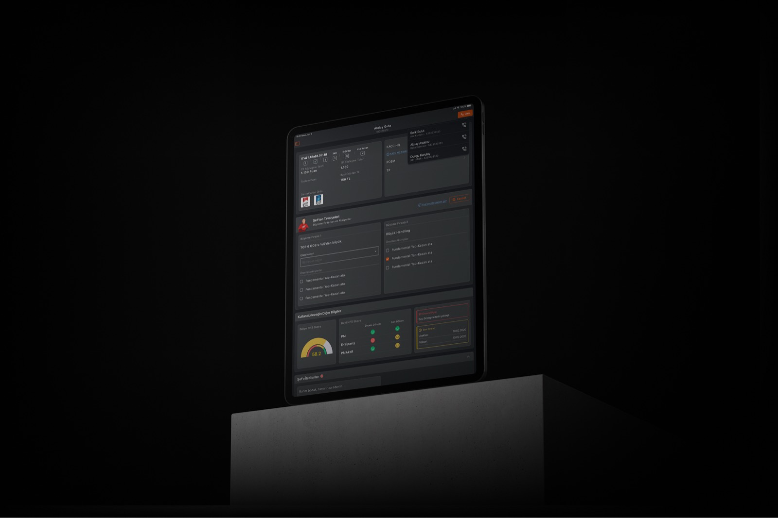 Philip Morris tablet app for product distribution